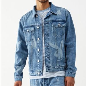 NWT Playboy Classic Fit Bunny Denim Trucker Jacket